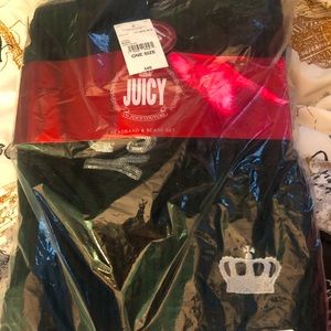 👑🖤NWT JUICY BY JUICY COUTURE Black Logo Scarf & Headband Cold Weather Set👑🖤